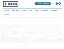 Tablet Screenshot of icefibra.com.br